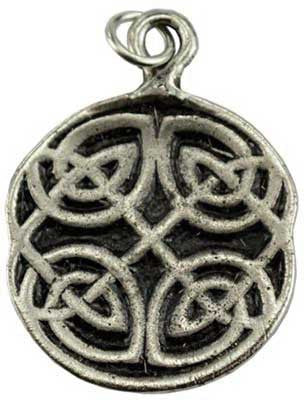 Elemental Knot Amulet - Handcrafted Celtic Symbol Pendant