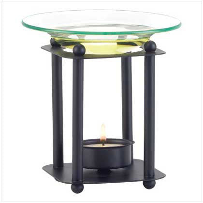 Black Ceramic Electric Oil Warmer and Wax Melter