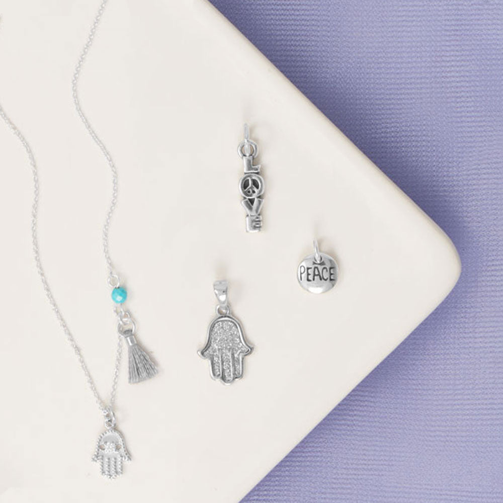 16" + 2" Teeny Tiny Tassel Necklace