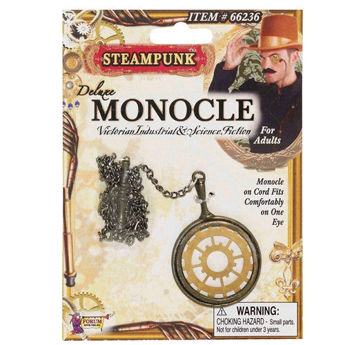 Vintage Victorian Steampunk Monocle with Adjustable Strap