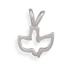 Cutout Dove Pendant