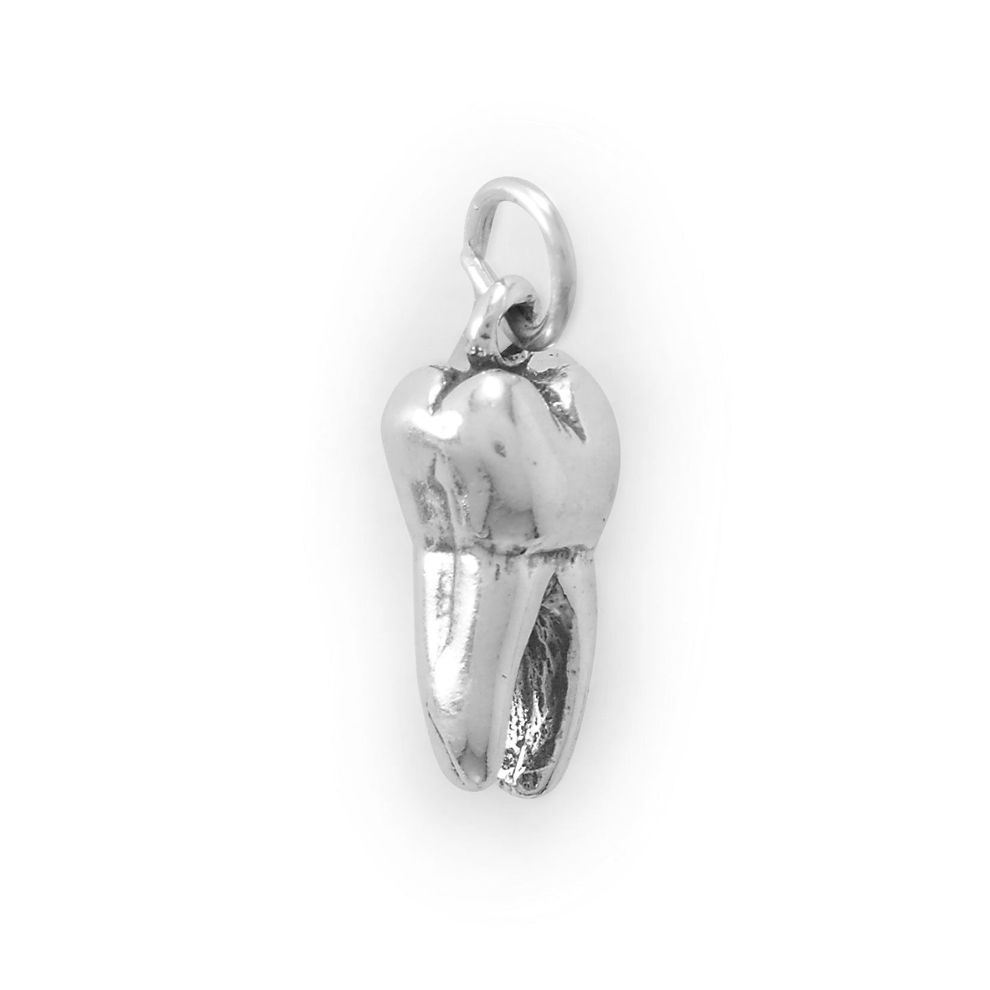 Bright Smile! Oxidized 3D Tooth Charm
