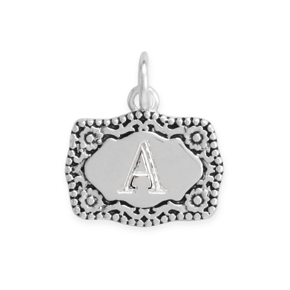 Oxidized Belt Buckle Charm