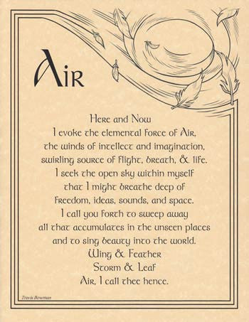 Air Evocation Minimalist Art Print Poster