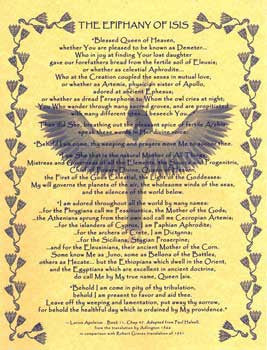 Epiphany of Isis Fine Art Wall Poster