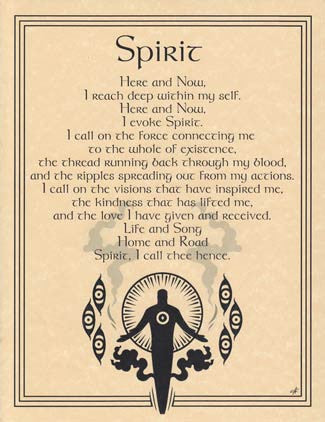 Spirit Evocation Occult Art Print Poster