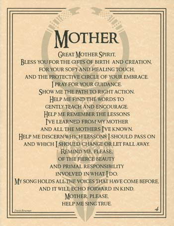 Great Mother Spirit Artistic Wall Art Poster
