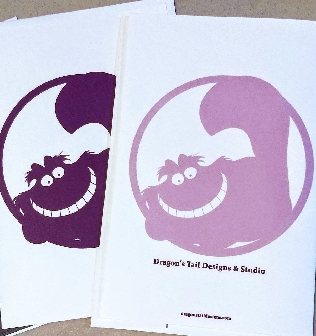 Cheshire Cat Whimsical All Occasion Greeting Card