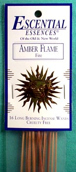 16/pk Amber Flame escential essences incense sticks