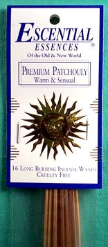 16/pk Premium Patchouli escential essences incense sticks