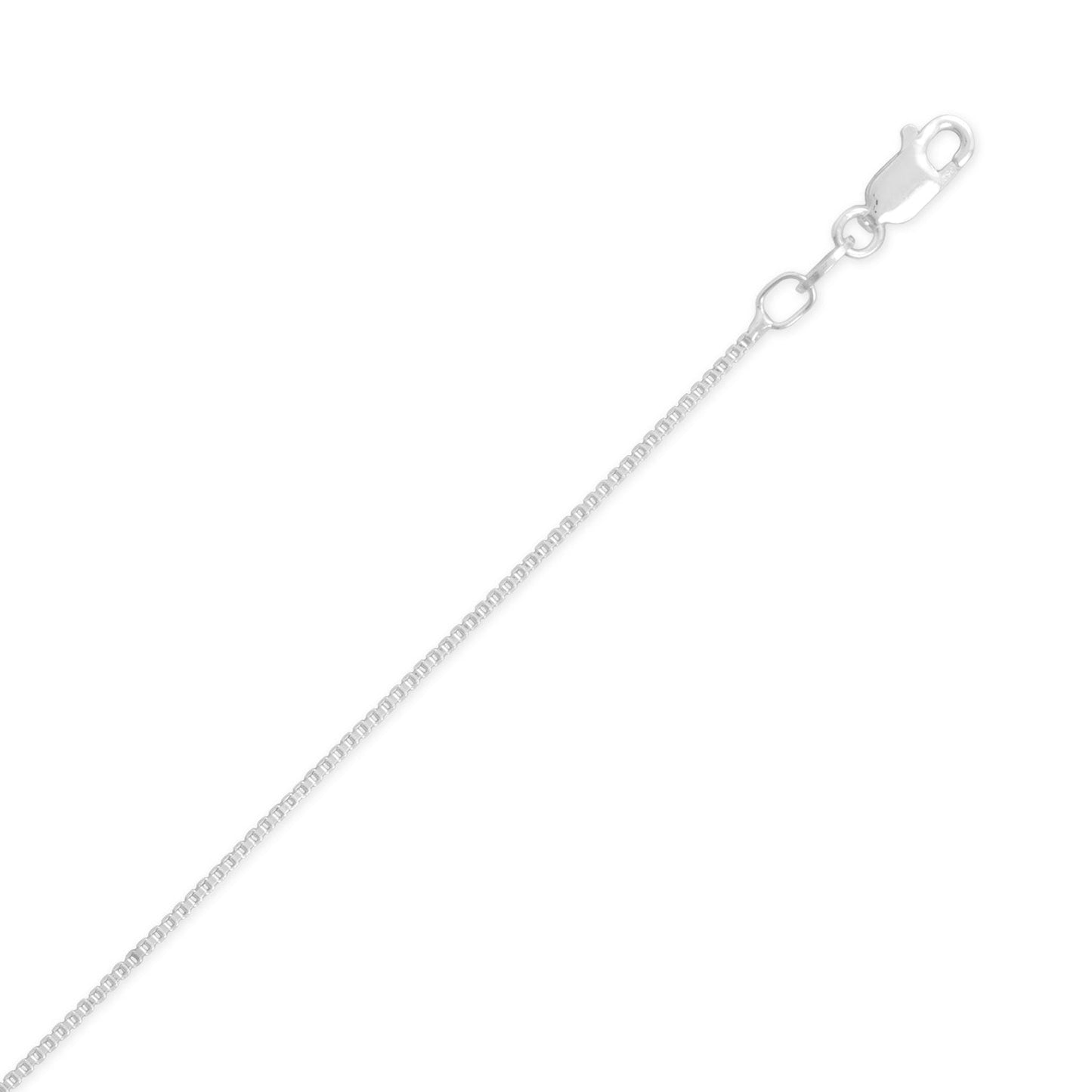 019 Light Box Chain Necklace (1.1mm)