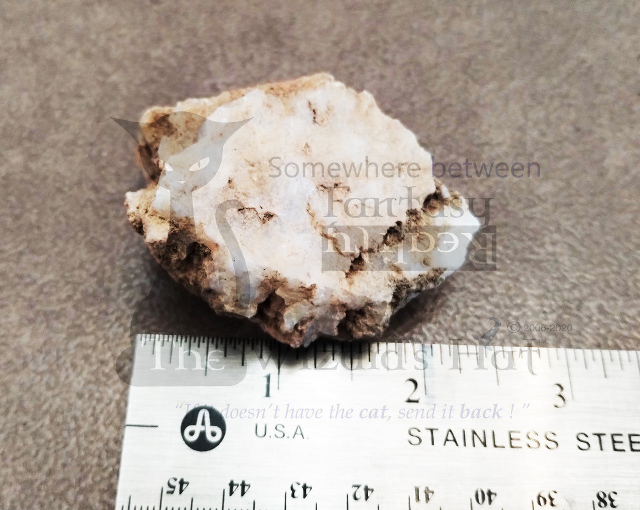 Natural Small Milky White Quartz Chunk from Lancaster County