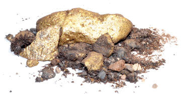 Natural Raw Gold Loadstone Specimen - Untumbled 1 Ounce