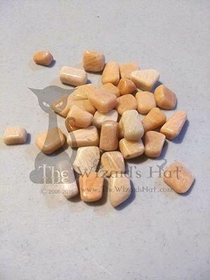 Natural Moonstone Tumbled Crystal Gemstone - Single Piece