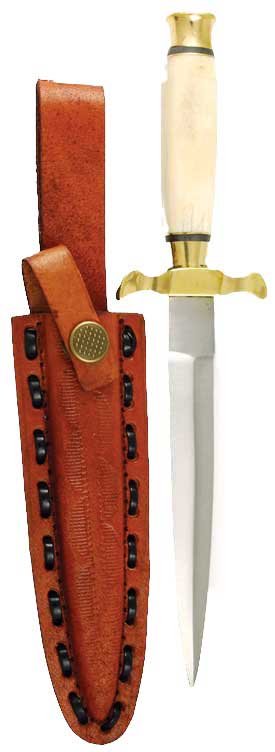 Hand-Carved Bone Renaissance Style Ritual Athame