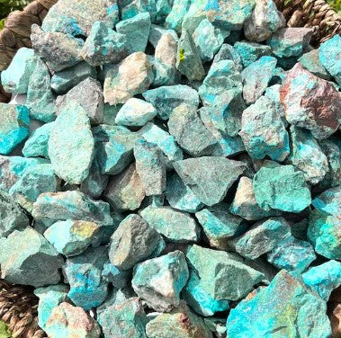 Natural Raw Chrysocolla Crystal Stone - Untumbled Mineral Specimen