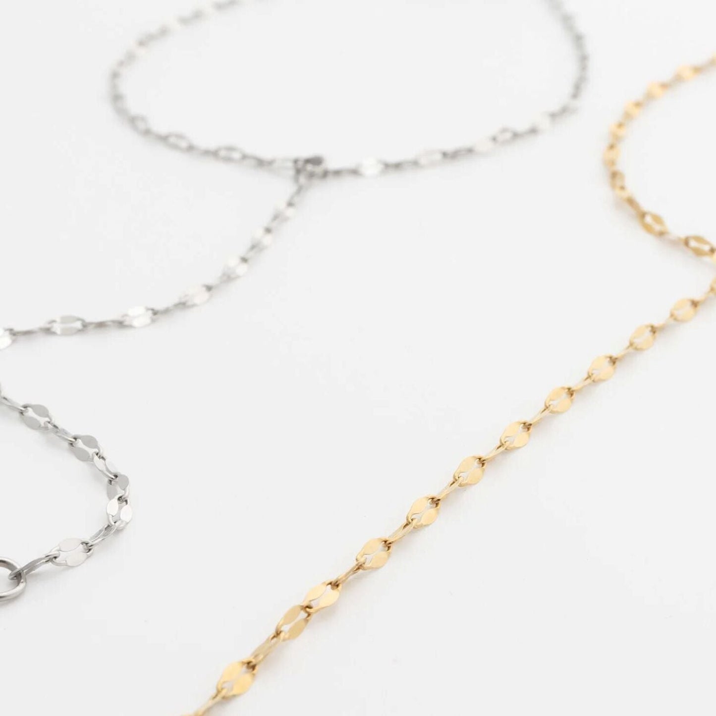 7.5" + 1" Stainless Steel Coffee Hand Chain