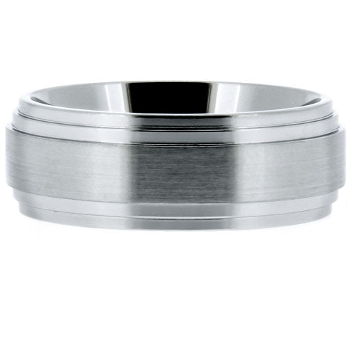 Handcrafted Cobalt Blue Men's Wedding Band - WRCB0022