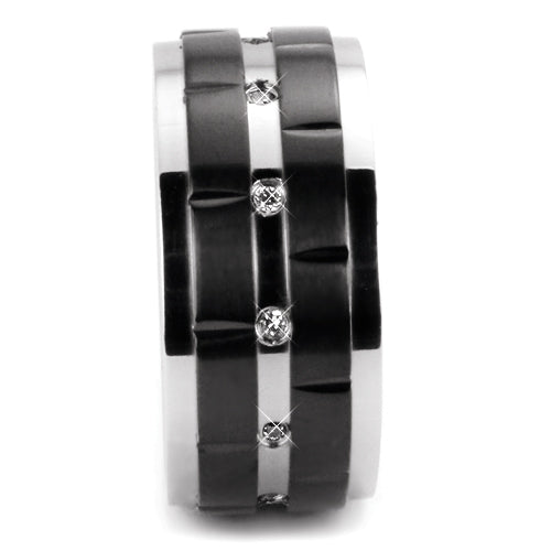Premium Brushed Titanium Comfort Fit Wedding Band - WRT9222