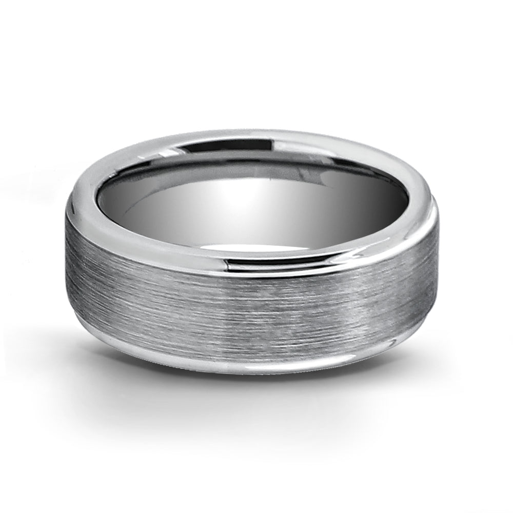 Classic Brushed Tungsten Carbide Wedding Band - WRTG0005