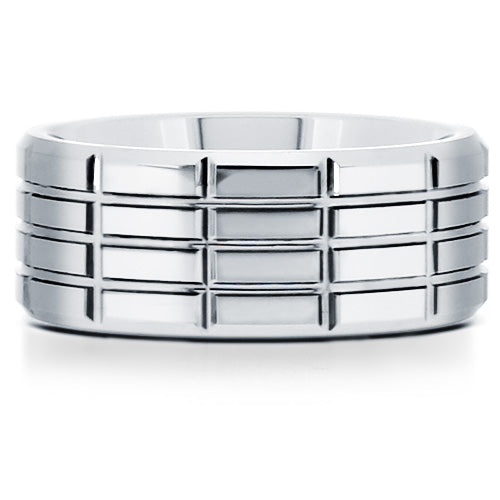 Premium Brushed Tungsten Carbide Wedding Band - WRTG0092