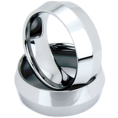 Polished Tungsten Carbide Wedding Band - WRTG9540