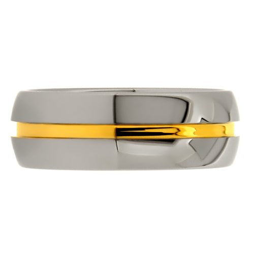 Polished Tungsten Carbide Wedding Band - WRTG9703
