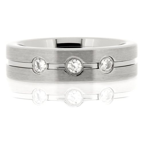 Polished Tungsten Carbide Wedding Band - WRTG9704