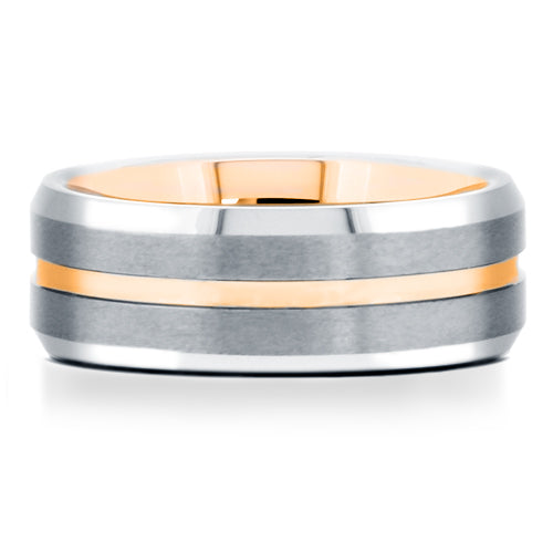 Polished Tungsten Carbide Wedding Band - WRTG9709
