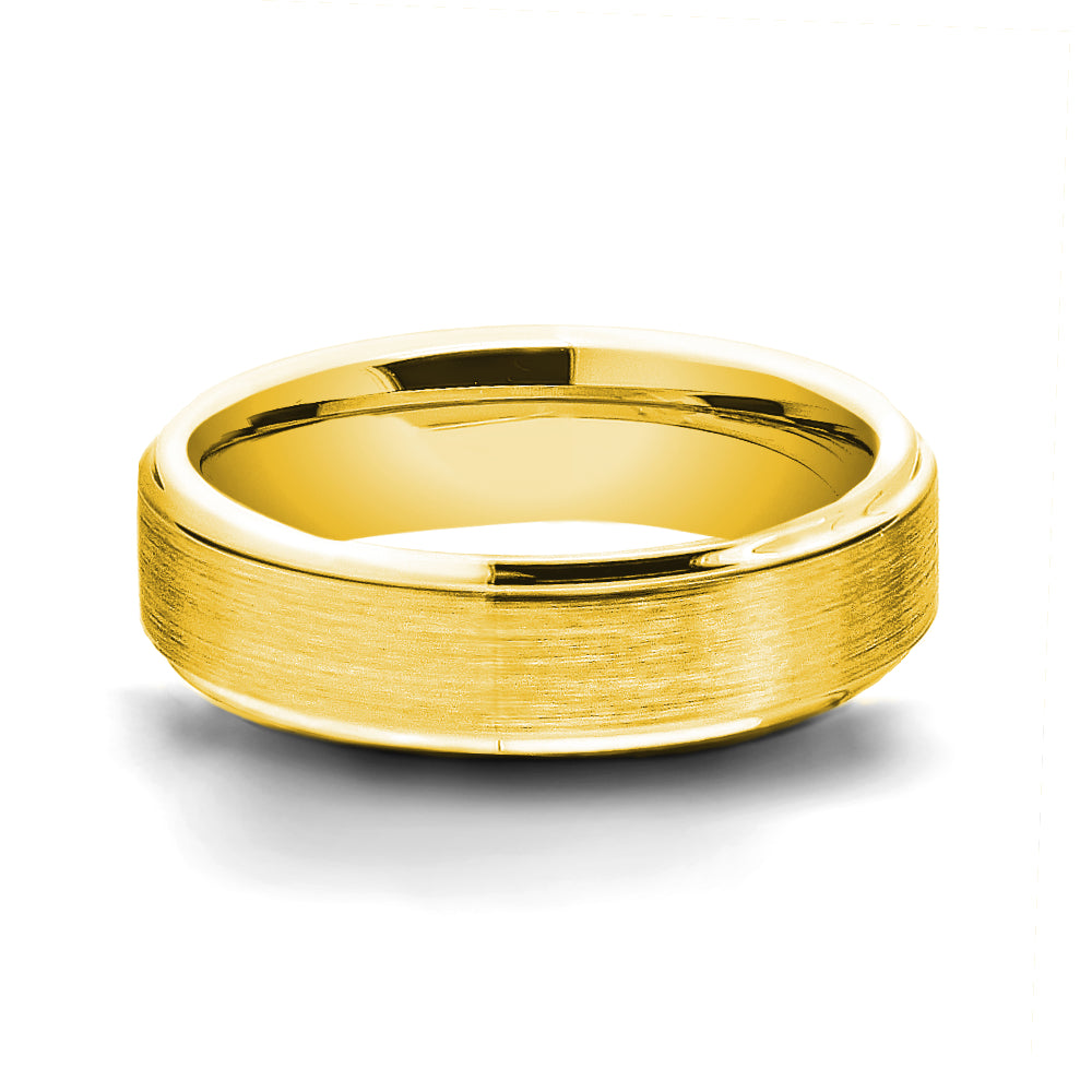 Polished Tungsten Carbide Wedding Band - WRTG9715A
