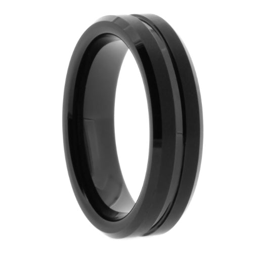 Polished Tungsten Carbide Wedding Band - WRTG9802A