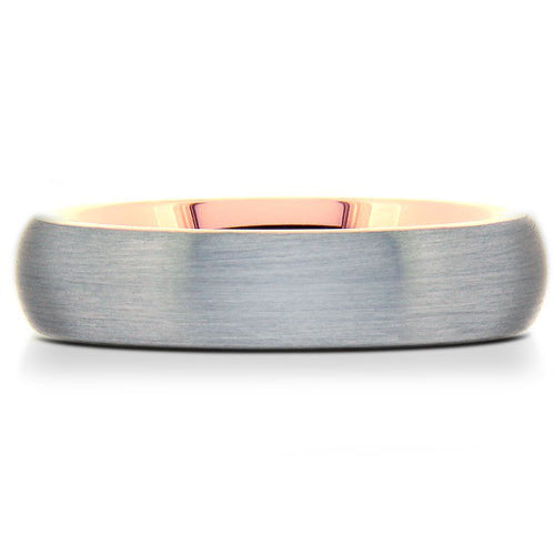 Premium Brushed Tungsten Carbide Wedding Band - WRTG9805A