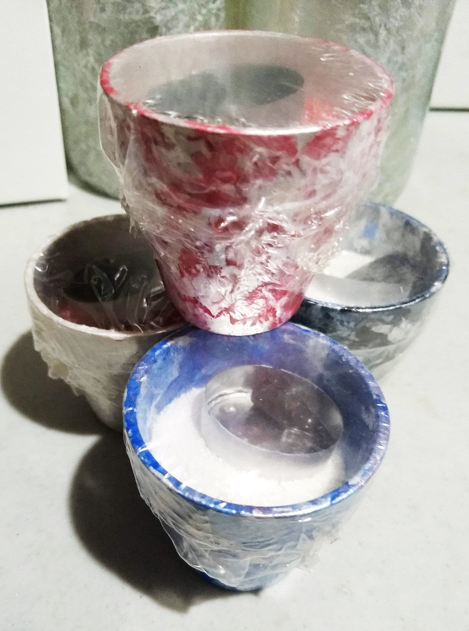 Hand-Painted Ceramic Incense Cone and Smudging Burner Pot