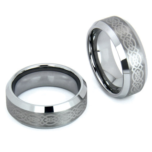 Polished Tungsten Carbide Wedding Band - WRTG0228