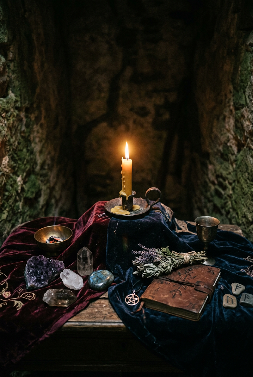 The witches altar of the new year