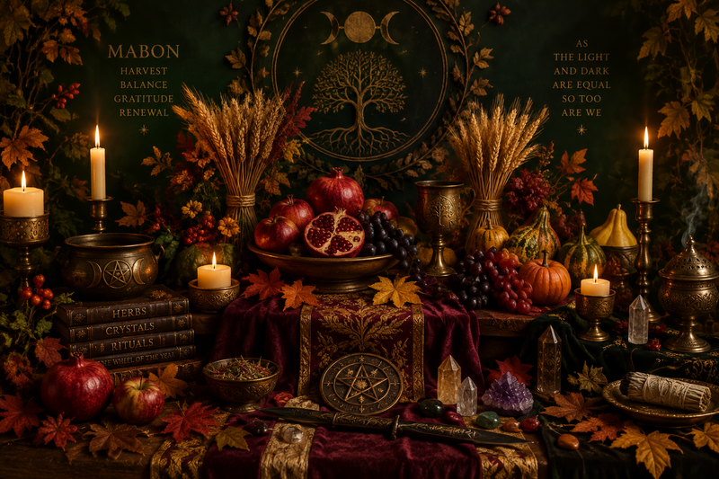 create your Mabon altar and celebrate