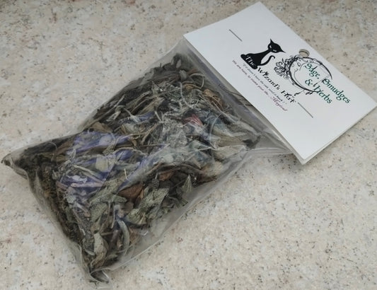 Blue sage leaves from Eastern USA