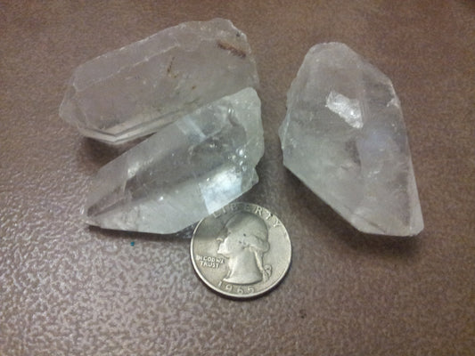Large Natural Untumbled Clear Quartz Crystal Point