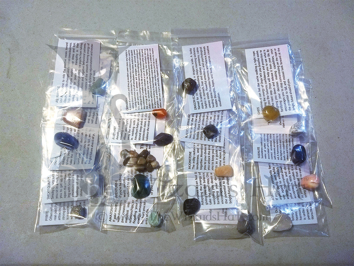 Ultimate 20-Piece Crystal Healing Collection with Educational Description Cards