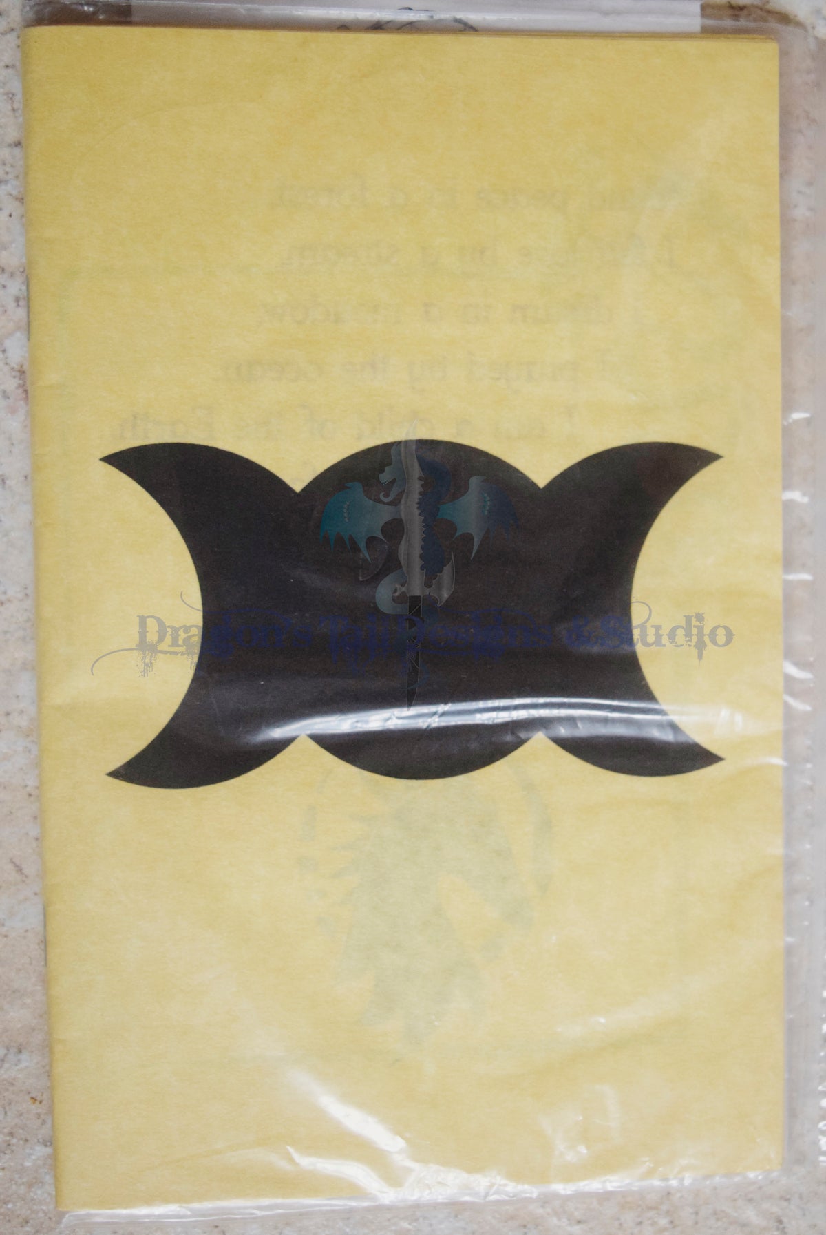 Handcrafted 22 page Triple Goddess Grimoire, Book of Shadows, and Ritual Spellbook