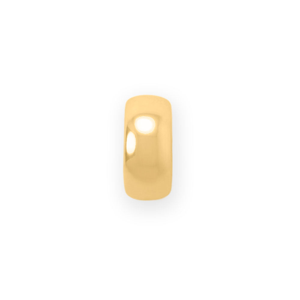 14 Karat Gold Plated 3.5mm Wheel Bead Charm