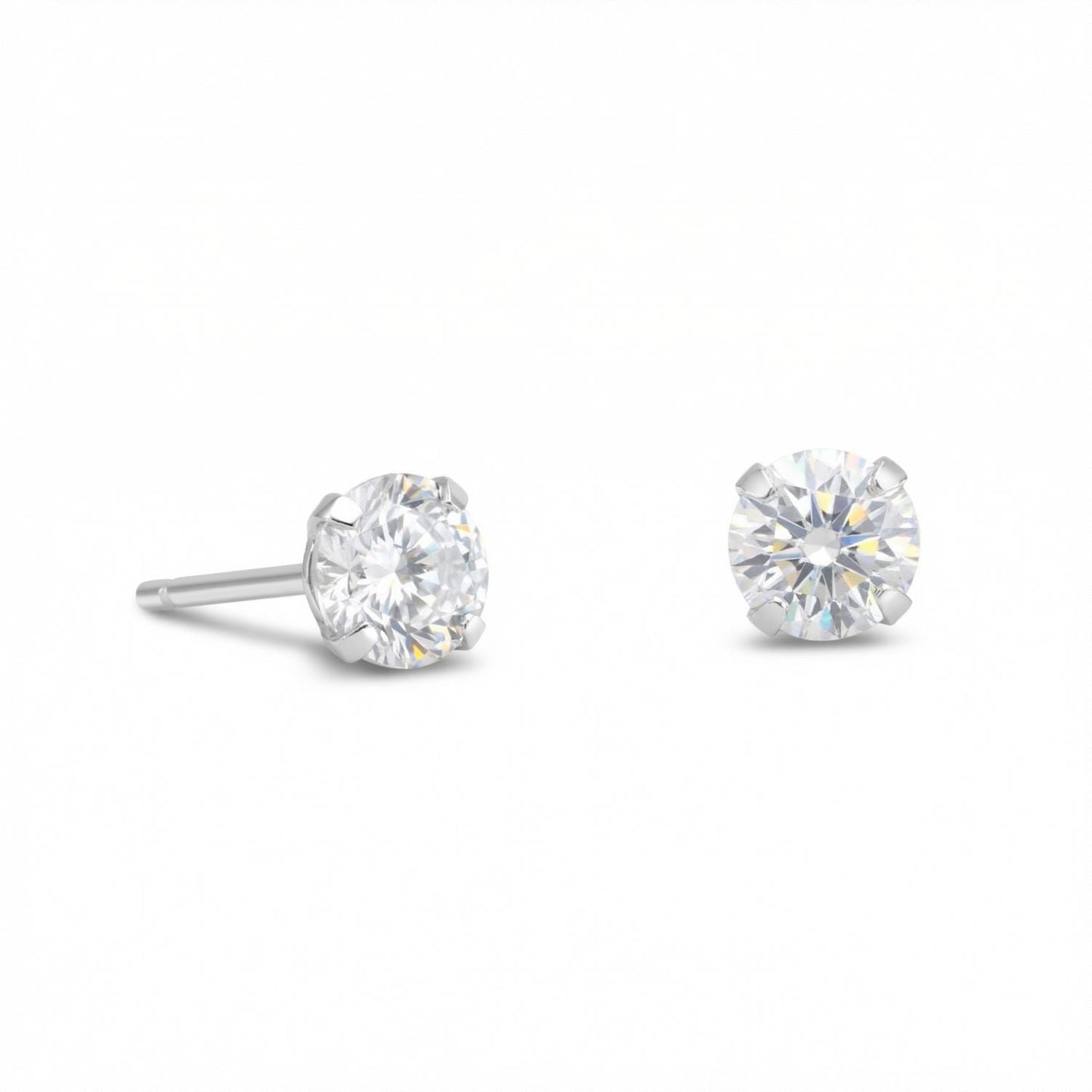 5mm CZ Stud Earrings