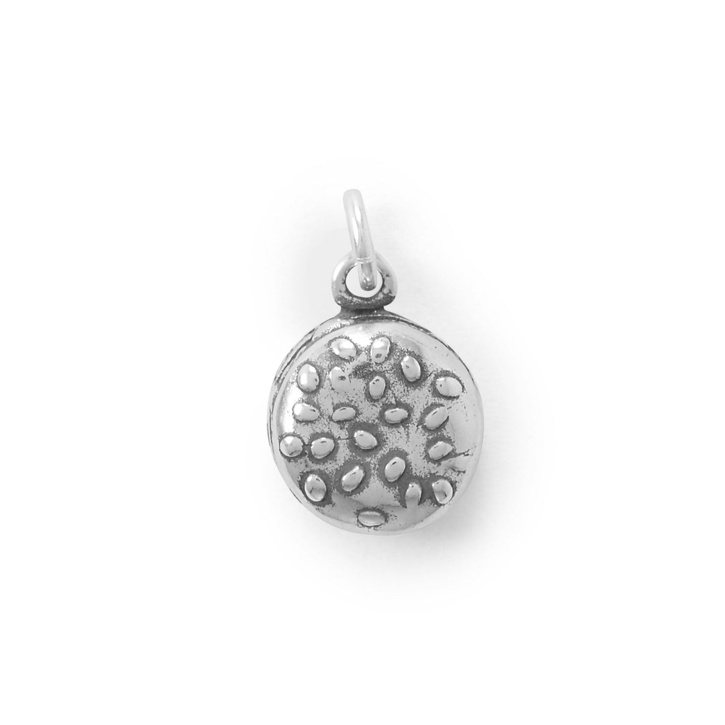Oh Yum!  Oxidized 3D Hamburger Charm