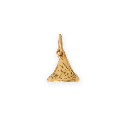 Silver or Gold 3D Chocolate Chip Charm