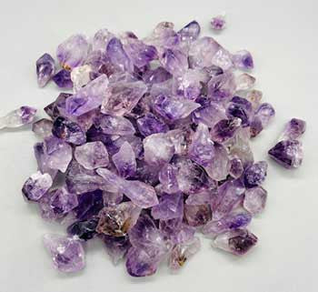 Natural Amethyst Crystal Point - Untumbled Raw Stone