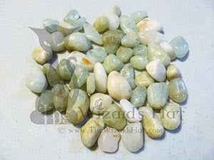 1 Piece Natural Tumbled Aquamarine Crystal Gemstone