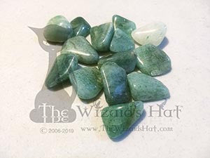 1 Piece Natural Tumbled Green Aventurine Crystal Stone