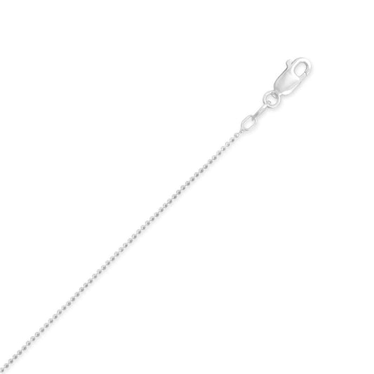 1mm Bead Chain Necklace