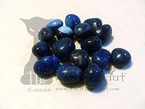Premium Tumbled Blue Onyx Crystal Stone - Natural Healing Gemstone