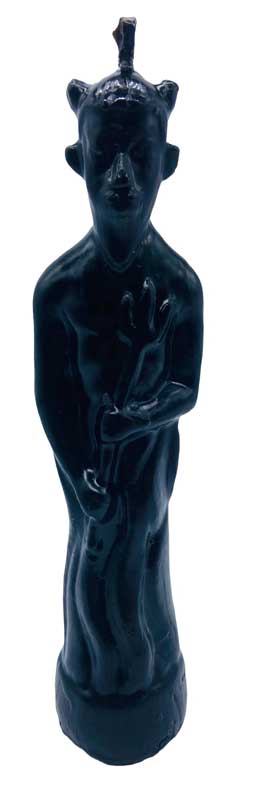 7 1/2" Devil Black candle